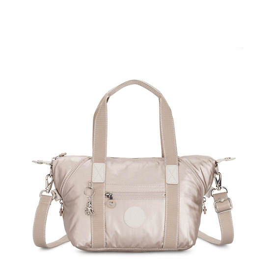 Sacs À Bandoulière Kipling Art Mini Metallic Beige | FR 1833AH